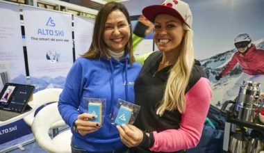 Alto.Ski founder, Ana Davis, with Alto.Ski brand ambassador, Chemmy Alcott